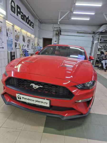 Ford Mustang установка Pandora UX 4150