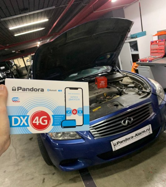 Infiniti G37 установка Pandora DX-4G