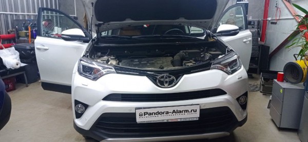 Toyota RAV 4 установка Pandora DX 4GS